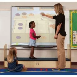 Jonti-Craft® iRise™ Standard IWB Step - 48"W x 12"H Step -Ladders Sales Store 1046JC wkids2