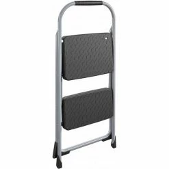 Cosco® Steel 2 Step Stool Ladder with Rubber Hand Grip, Type III -Ladders Sales Store 11308PBL1E 03