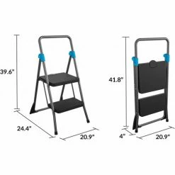Cosco® Folding 2 Step Stool Ladder, Type 1A 14 Cosco® Folding 2 Step Stool Ladder, Type 1A -Ladders Sales Store 11829GGB 06