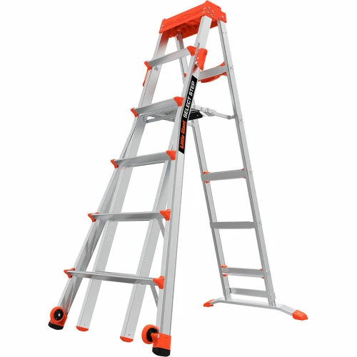 Little Giant® Type 1A Select Step 10' Aluminum Ladder W/ Air Deck - 15109-001 4 Little Giant® Type 1A Select Step 10' Aluminum Ladder W/ Air Deck - 15109-001 - Image 2