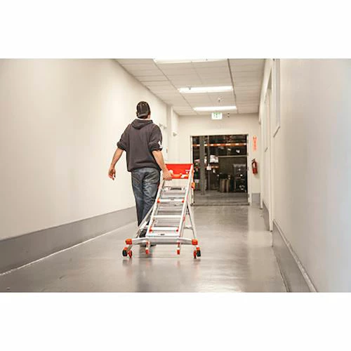 Little Giant® Type 1A Select Step 10' Aluminum Ladder W/ Air Deck - 15109-001 8 Little Giant® Type 1A Select Step 10' Aluminum Ladder W/ Air Deck - 15109-001 - Image 6