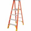 Werner 4' Fiberglass Platform Step Ladder 300 lb. Cap - P6204 -Ladders Sales Store 207670
