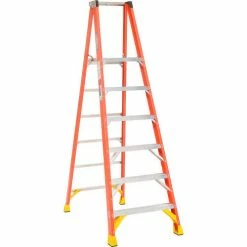 Werner 6' Fiberglass Platform Step Ladder 300 lb. Cap - P6206 25 Werner 6' Fiberglass Platform Step Ladder 300 lb. Cap - P6206 -Ladders Sales Store 207671 04