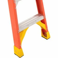 Werner 4' Dual Access Fiberglass Step Ladder 300 lb. Cap - T6204 -Ladders Sales Store 207675 05