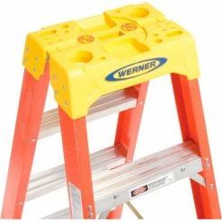 Werner 5' Dual Access Fiberglass Step Ladder 300 lb. Cap - T6205 -Ladders Sales Store 207676 05