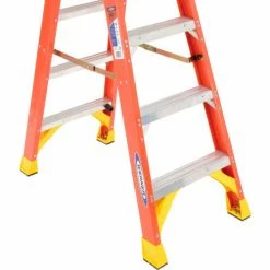 Werner 5' Dual Access Fiberglass Step Ladder 300 lb. Cap - T6205 -Ladders Sales Store 207676 07