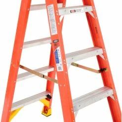 Werner 5' Dual Access Fiberglass Step Ladder 300 lb. Cap - T6205 -Ladders Sales Store 207676 11