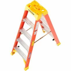 Werner 5' Dual Access Fiberglass Step Ladder 300 lb. Cap - T6205 -Ladders Sales Store 207676 12