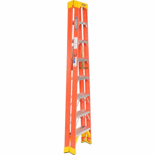 Werner 8' Dual Access Fiberglass Step Ladder 300 lb. Cap - T6208 6 Werner 8' Dual Access Fiberglass Step Ladder 300 lb. Cap - T6208 - Image 4