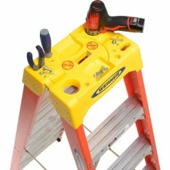 Werner 8' Dual Access Fiberglass Step Ladder 300 lb. Cap - T6208 20 Werner 8' Dual Access Fiberglass Step Ladder 300 lb. Cap - T6208 -Ladders Sales Store 207678 04