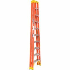 Werner 10' Dual Access Fiberglass Step Ladder 300 lb. Cap - T6210 -Ladders Sales Store 207679 03