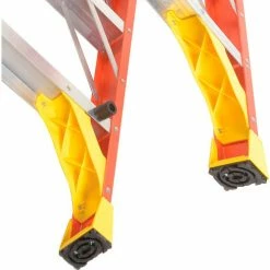 Werner 10' Dual Access Fiberglass Step Ladder 300 lb. Cap - T6210 -Ladders Sales Store 207679 06