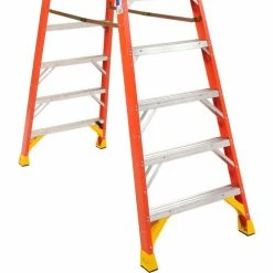 Werner 10' Dual Access Fiberglass Step Ladder 300 lb. Cap - T6210 -Ladders Sales Store 207679 07