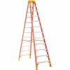 Werner 12' Dual Access Fiberglass Step Ladder 300 lb. Cap - T6212 -Ladders Sales Store 207680