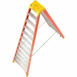Werner 12' Dual Access Fiberglass Step Ladder 300 lb. Cap - T6212 -Ladders Sales Store 207680 09