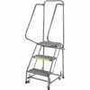Ballymore Grip 16"W 3 Step Steel Rolling Ladder 14"D Top Step - H318G -Ladders Sales Store 237324