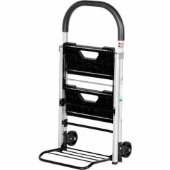 Vestil Folding Stepladder Also Functions as a Hand Truck 20"D x 37"H -Ladders Sales Store 249595 3