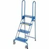 Ballymore 4 Step Lock-N-Stock Folding Rolling Ladder, 350 Lb. Capacity -Ladders Sales Store 253808