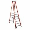 Werner 10' Fiberglass Platform Step Ladder 300 lb. Cap - P7410