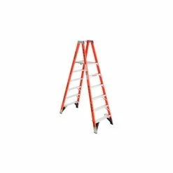 Werner 6' Dual Access Fiberglass Platform Ladder - PT7406