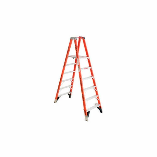Werner 6' Dual Access Fiberglass Platform Ladder - PT7406 3 Werner 6' Dual Access Fiberglass Platform Ladder - PT7406