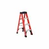 Louisville 4' Fiberglass Step Ladder - 375 lb Cap. - FS1404HD -Ladders Sales Store 30151097