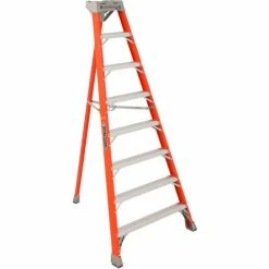 Louisville 8' Type 1A Fiberglass Tripod Ladder, 300 Lb. Cap. - FT1508