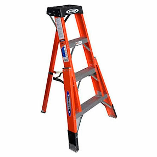 Werner 4' Fiberglass Tripod Step Ladder - FTP6204 3 Werner 4' Fiberglass Tripod Step Ladder - FTP6204