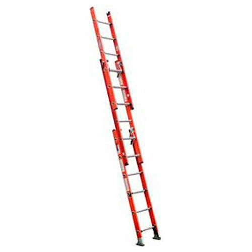 Werner 16' IA Fiberglass 3 Section Compact Extension Ladder D6216-3 3 Werner 16' IA Fiberglass 3 Section Compact Extension Ladder D6216-3