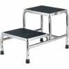 Global Industrial™ Chrome Two-Step Foot Stool -Ladders Sales Store 436961 04