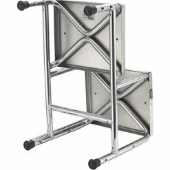 Global Industrial™ Chrome Two-Step Foot Stool -Ladders Sales Store 436961 base