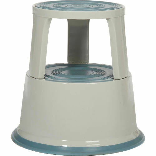 Global Industrial 17"H Rolling Step Stool - Gray 4 Global Industrial 17"H Rolling Step Stool - Gray - Image 2