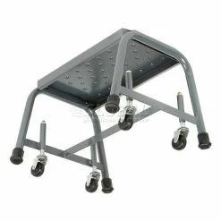 Ballymore Perforated 16"W 1 Step Steel Rolling Ladder 10"D Top Step - 118P -Ladders Sales Store 607320 02