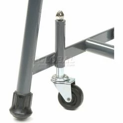 Ballymore Perforated 16"W 1 Step Steel Rolling Ladder 10"D Top Step - 118P -Ladders Sales Store 607320 04