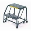 Ballymore Perforated 16"W 2 Step Steel Rolling Ladder 10"D Top Step - 218P -Ladders Sales Store 607321