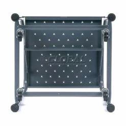 Ballymore Perforated 16"W 2 Step Steel Rolling Ladder 10"D Top Step - 218P -Ladders Sales Store 607321 07