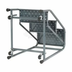 Ballymore Perforated 16"W 3 Step Steel Rolling Ladder 20"D Top Step - 31820PSU -Ladders Sales Store 607322 03 1