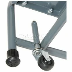 Ballymore Perforated 16"W 3 Step Steel Rolling Ladder 20"D Top Step - 31820PSU -Ladders Sales Store 607322 04 1