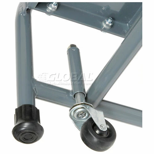 Ballymore Perforated 16"W 3 Step Steel Rolling Ladder 10"D Top Step - 318P 13 Ballymore Perforated 16"W 3 Step Steel Rolling Ladder 10"D Top Step - 318P - Image 11