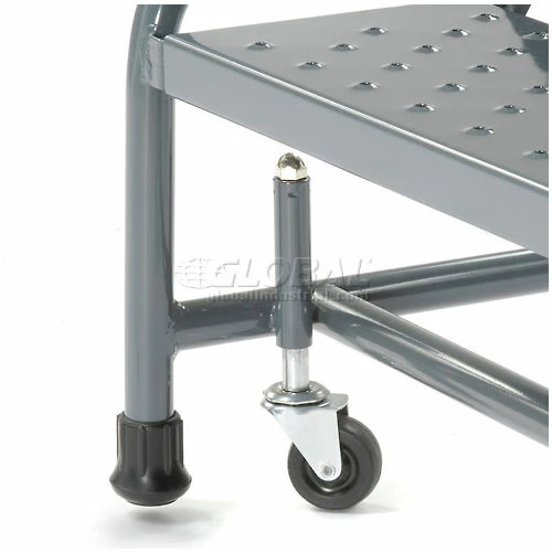 Ballymore Perforated 16"W 3 Step Steel Rolling Ladder 10"D Top Step - 318P 12 Ballymore Perforated 16"W 3 Step Steel Rolling Ladder 10"D Top Step - 318P - Image 10