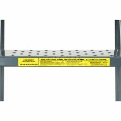 Ballymore Perforated 16"W 3 Step Steel Rolling Ladder 10"D Top Step - 318P 26 Ballymore Perforated 16"W 3 Step Steel Rolling Ladder 10"D Top Step - 318P -Ladders Sales Store 607322 07