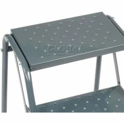 Ballymore Perforated 16"W 3 Step Steel Rolling Ladder 10"D Top Step - 318P 24 Ballymore Perforated 16"W 3 Step Steel Rolling Ladder 10"D Top Step - 318P -Ladders Sales Store 607322 08