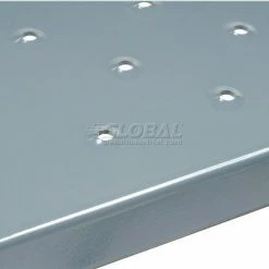 Ballymore Perforated 16"W 3 Step Steel Rolling Ladder 20"D Top Step - 31820PSU -Ladders Sales Store 607322 10 1