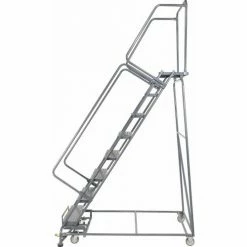 Ballymore Perforated 24"W 8 Step Steel Rolling Ladder 14"D Top Step - FS083214P 25 Ballymore Perforated 24"W 8 Step Steel Rolling Ladder 14"D Top Step - FS083214P -Ladders Sales Store 607332 01