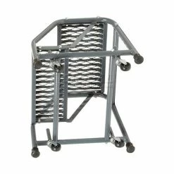 Ballymore Grip 16"W 2 Step Steel Rolling Ladder 10"D Top Step - 218G -Ladders Sales Store 607341 03