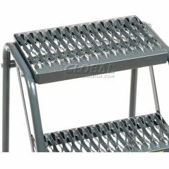 Ballymore Grip 16"W 2 Step Steel Rolling Ladder 20"D Top Step - 21820GSU -Ladders Sales Store 607341 04 1
