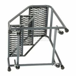 Ballymore Grip 16"W 3 Step Steel Rolling Ladder 10"D Top Step - 318G -Ladders Sales Store 607342 03