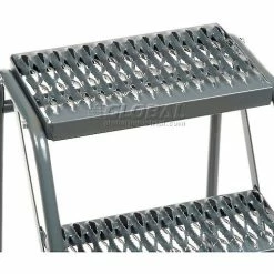 Ballymore Grip 16"W 3 Step Steel Rolling Ladder 20"D Top Step - 31820GSU -Ladders Sales Store 607342 04 1