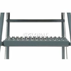 Ballymore Grip 16"W 3 Step Steel Rolling Ladder 10"D Top Step - 318G -Ladders Sales Store 607342 08