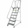 Ballymore Grip 16"W 7 Step Steel Rolling Ladder 21"D Top Step - FSH71821G 2 Ballymore Grip 16"W 7 Step Steel Rolling Ladder 21"D Top Step - FSH71821G -Ladders Sales Store 607390 03